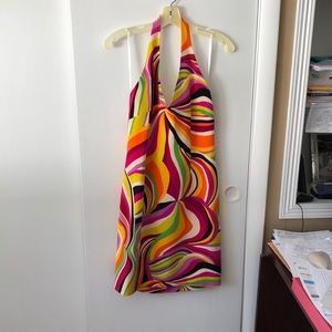 DAVID MEISTER SILK DRESS size 10. Dry cleaning suggested.  Good condition